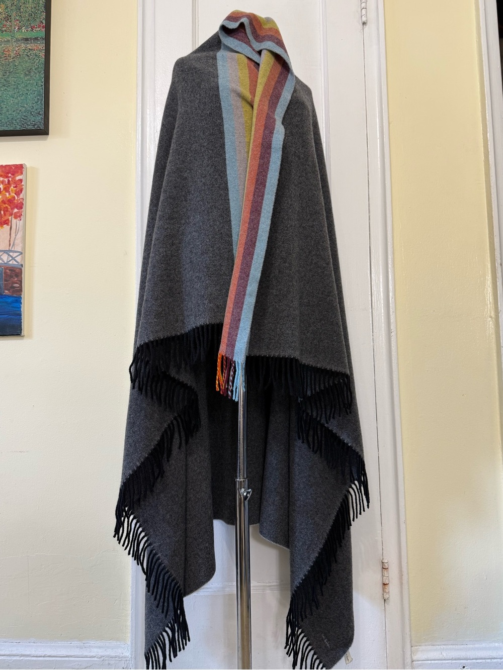 Paul Smith
Men’s Artist Stripe Wool-Cashmere Blanket